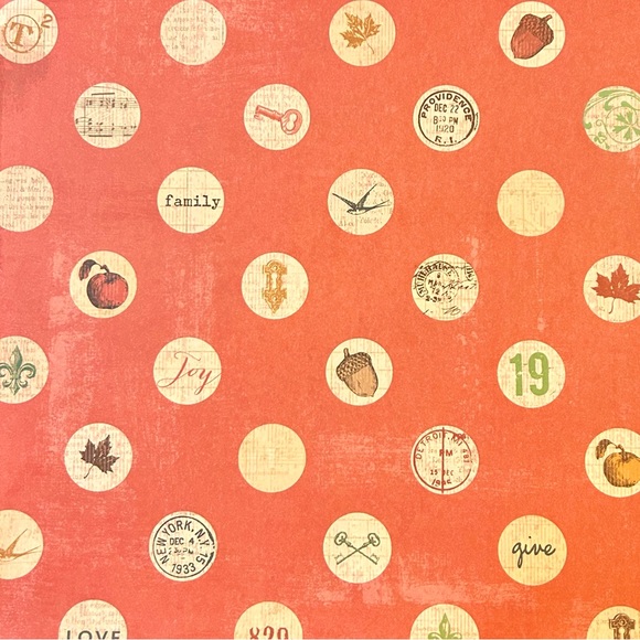 Fall Scrapbook Paper! Beautiful Autumn Colors! - Picture 6 of 16